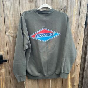 Vintage 1997 Gotcha Crewneck Sweatshirt Unisex Pullover Long Sleeve Size large